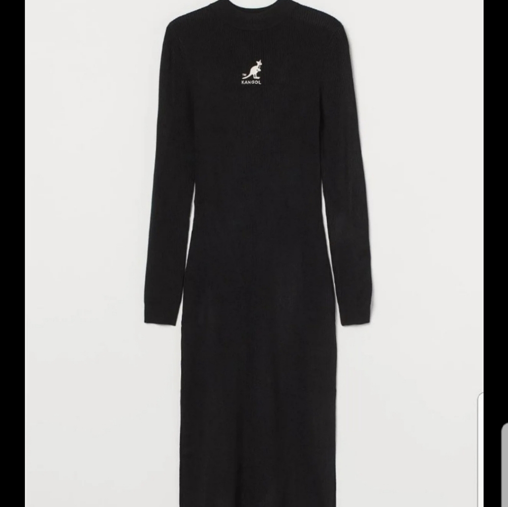 Kangol x H&M ribbed bodycon dress